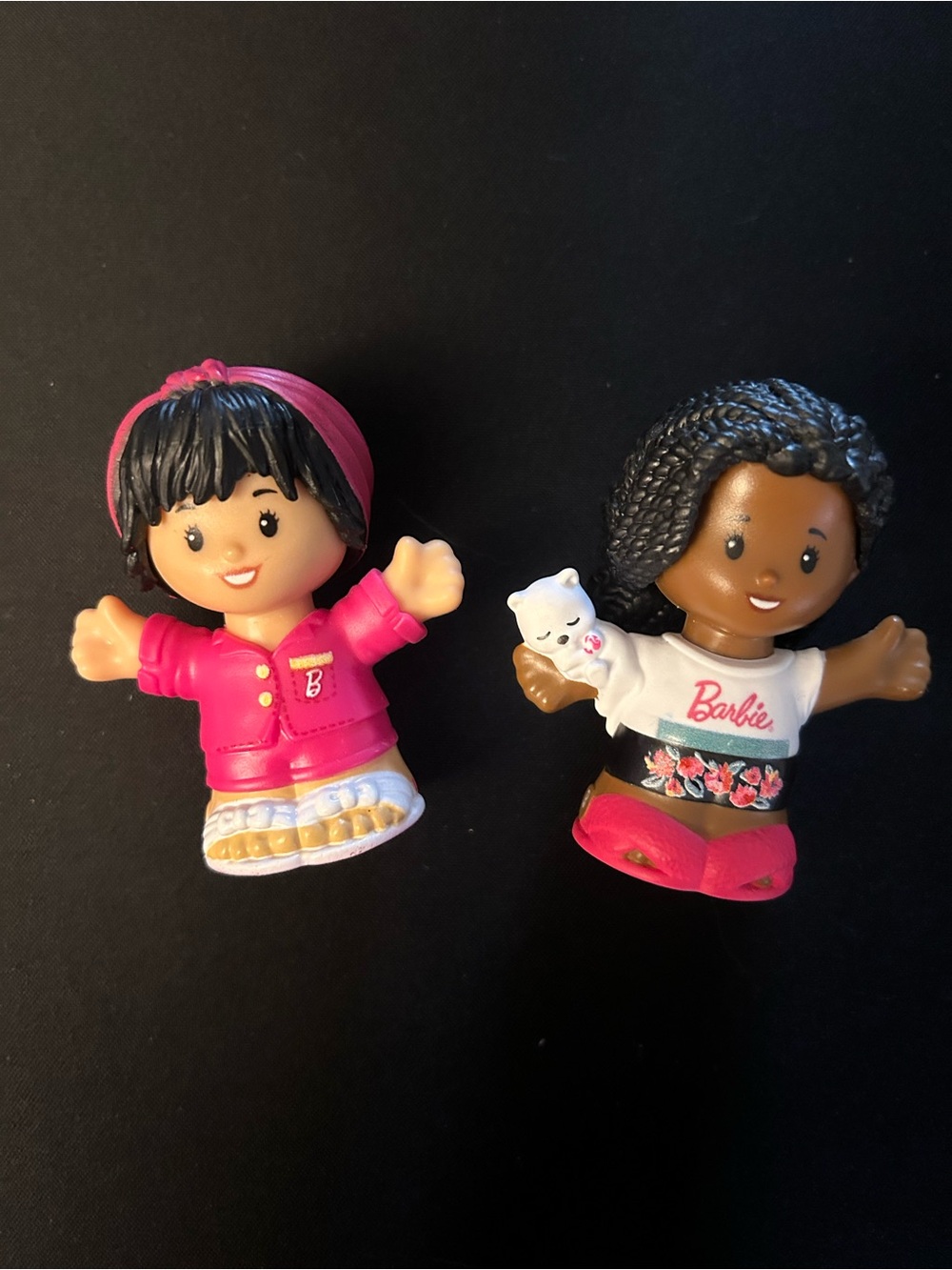 Barbie Mini Dolls Set in Hot Pink, White & Black